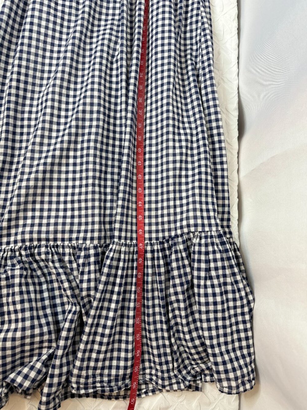 Draper James Gingham Sleeveless Maxi Dress, Large Cottage Prairie Indie Western - Picture 4 of 8